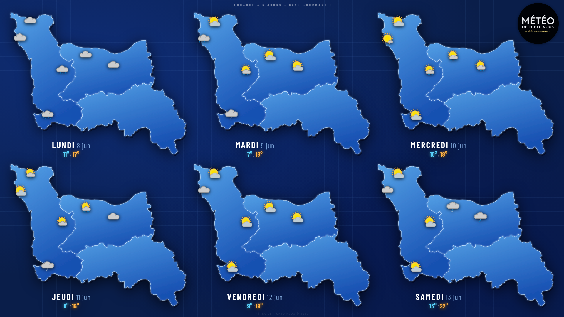 Tendance 6 jours Basse-Normandie
